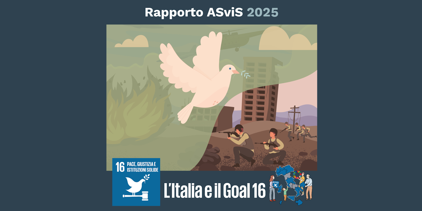 UN GOAL AL GIORNO. Conflitti in aumento nel mondo, Italia in stallo tra giustizia lenta e fiducia fragile